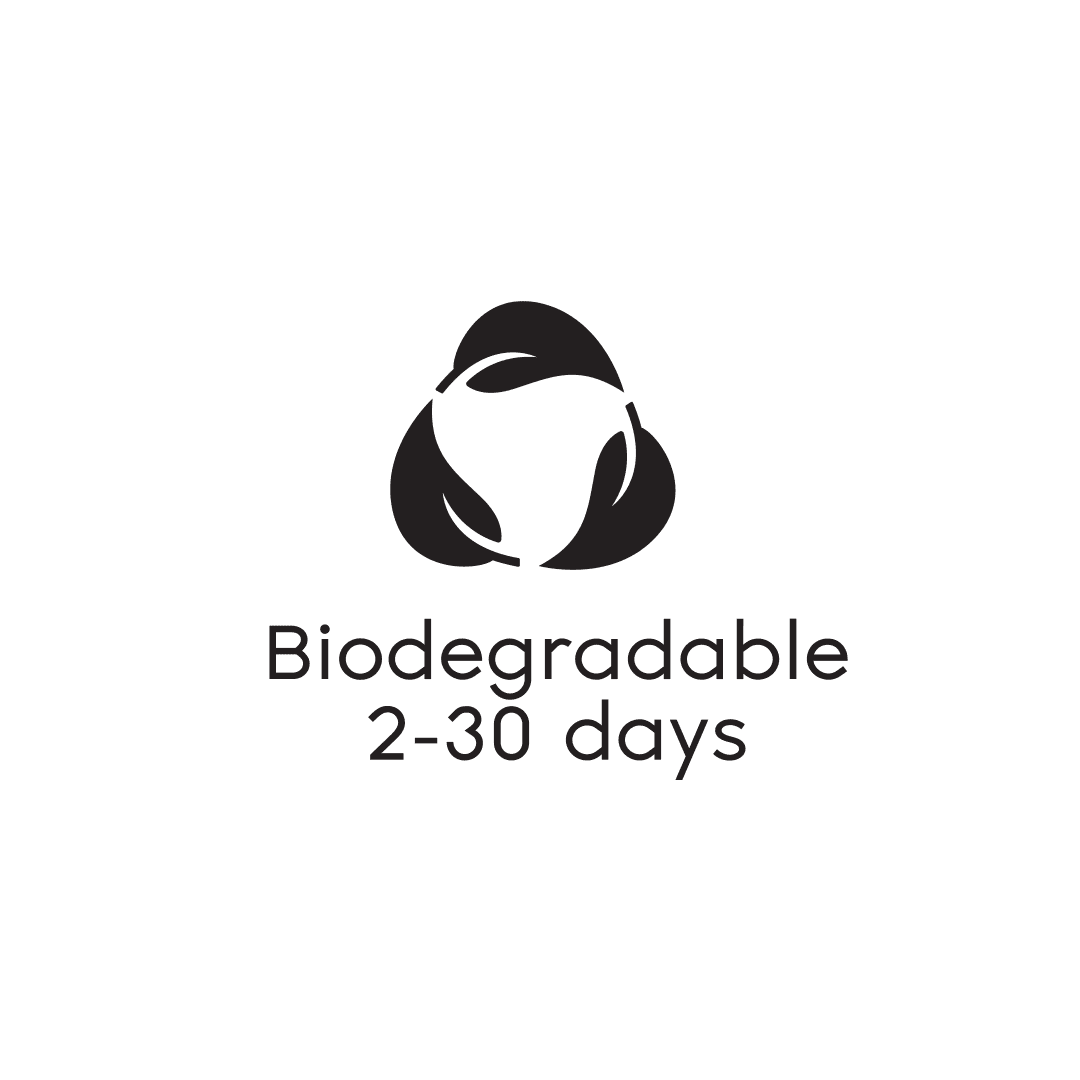 biodegradable 2-30 days