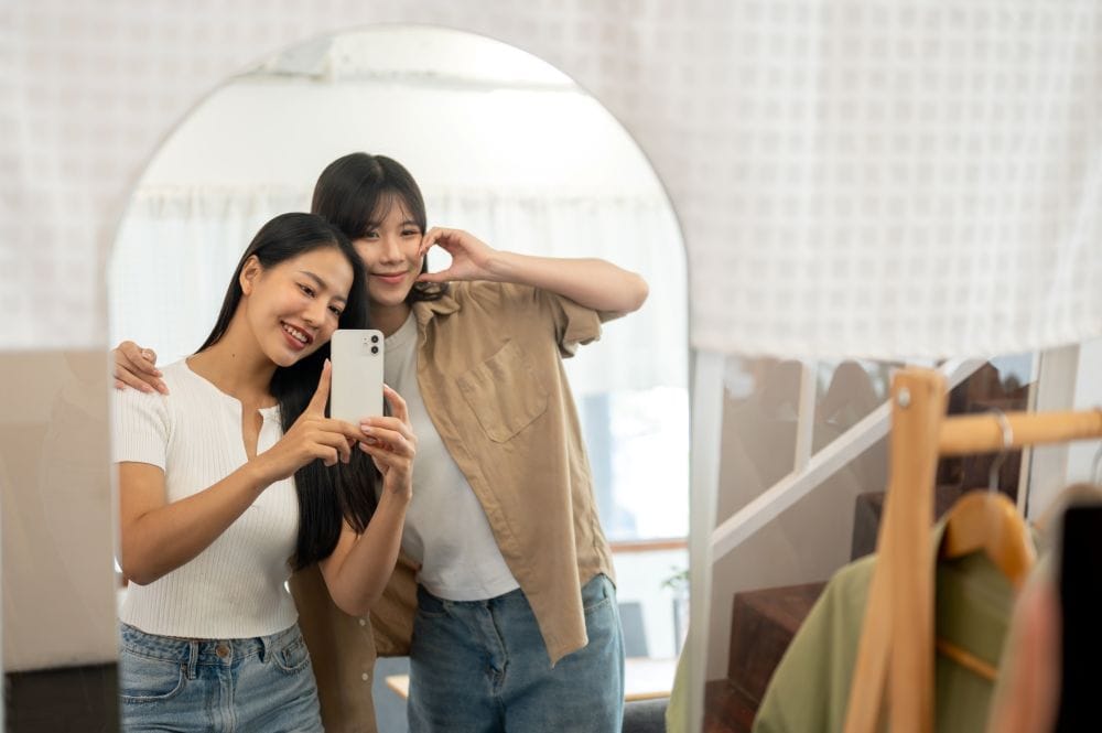 สาวๆ เรียนรู้วิธีถ่ายรูปหน้ากระจกอย่างไรให้เห็นหน้าชัด กระจกไม่มัว และเป็นคราบ